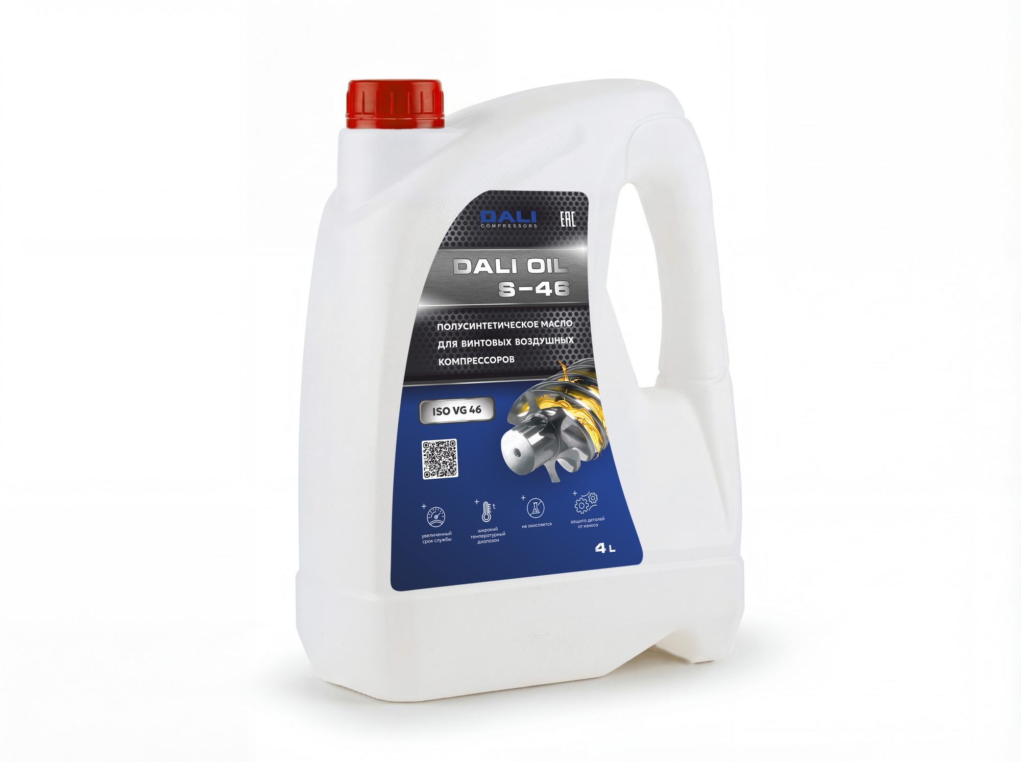 Масло компрессорное DALI OIL S-46 4л